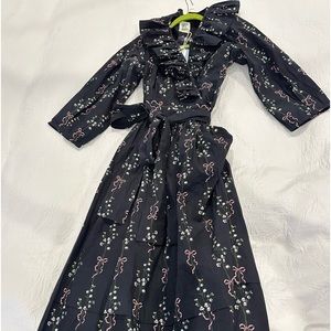 NWT Unique UK Daydress Sophia Wrap Dress: Lily of the Valley